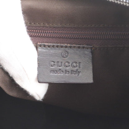 Gucci GG Nylon Leather Shoulder Bag Hand Enm — view 8