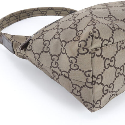 Gucci GG Nylon Leather Shoulder Bag Hand Enm — view 6