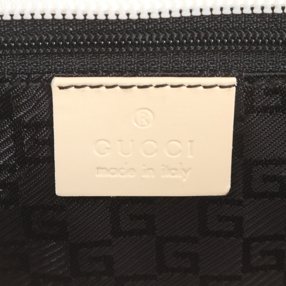 Gucci Sherry Line 002 Leather Canvas Handbag Tote Egm — view 8