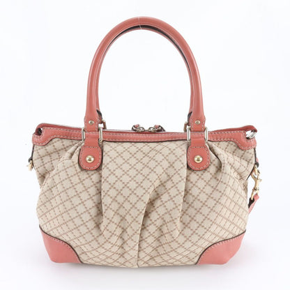 Gucci Diamante Ski Leather 2-Way Shoulder Bag Crossbody Hand Tote Enm — view 3