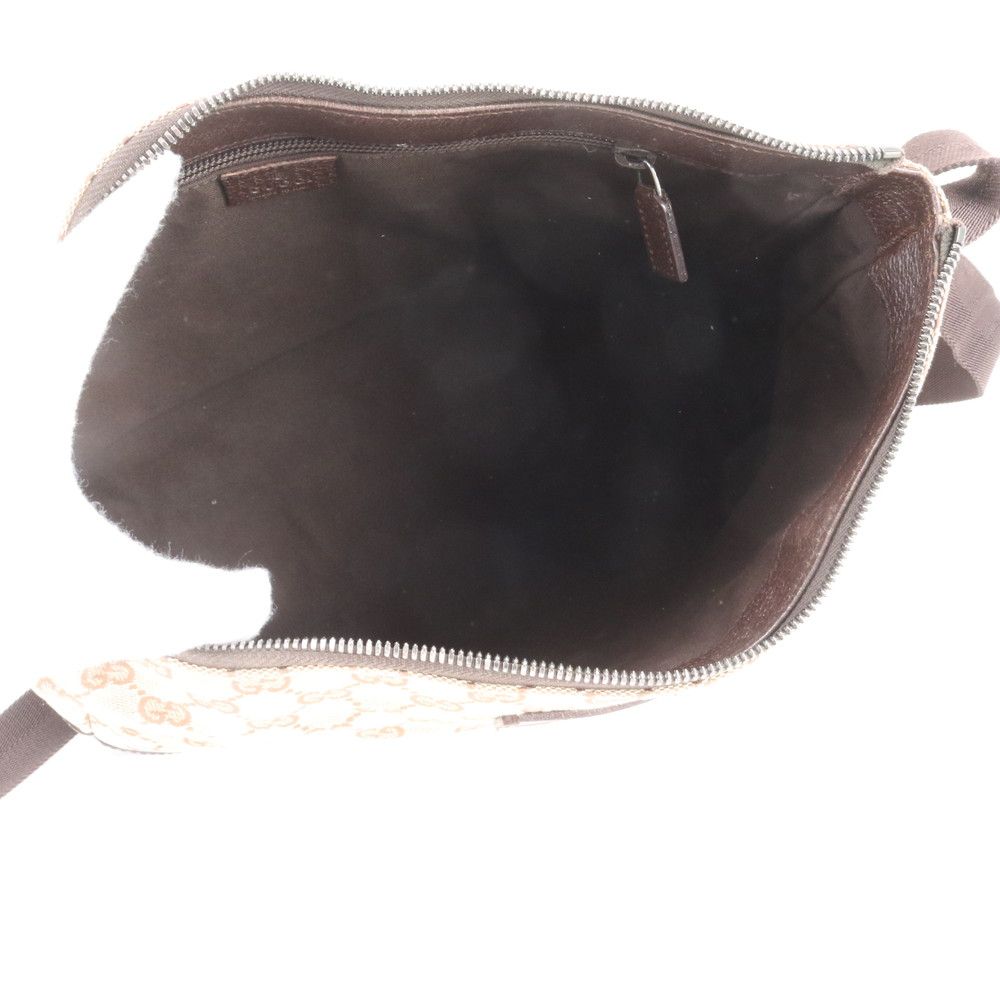 Gucci GG Canvas Leather Shoulder Bag Crossbody Messenger Business — view 7