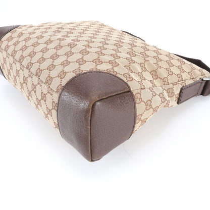 Gucci GG Canvas Leather Shoulder Bag Crossbody Messenger Business — view 5