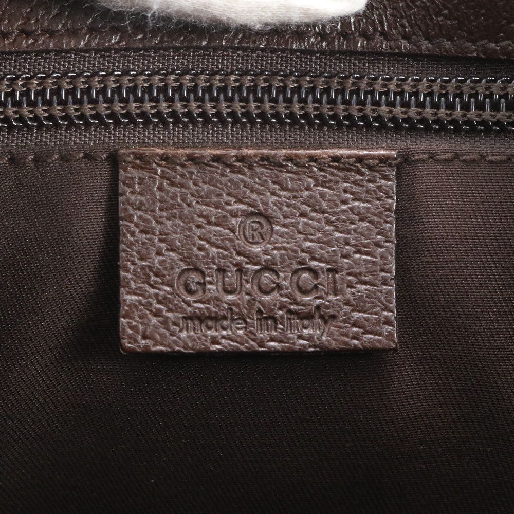 Gucci GG Canvas Leather Shoulder Bag Crossbody Messenger Business — view 8