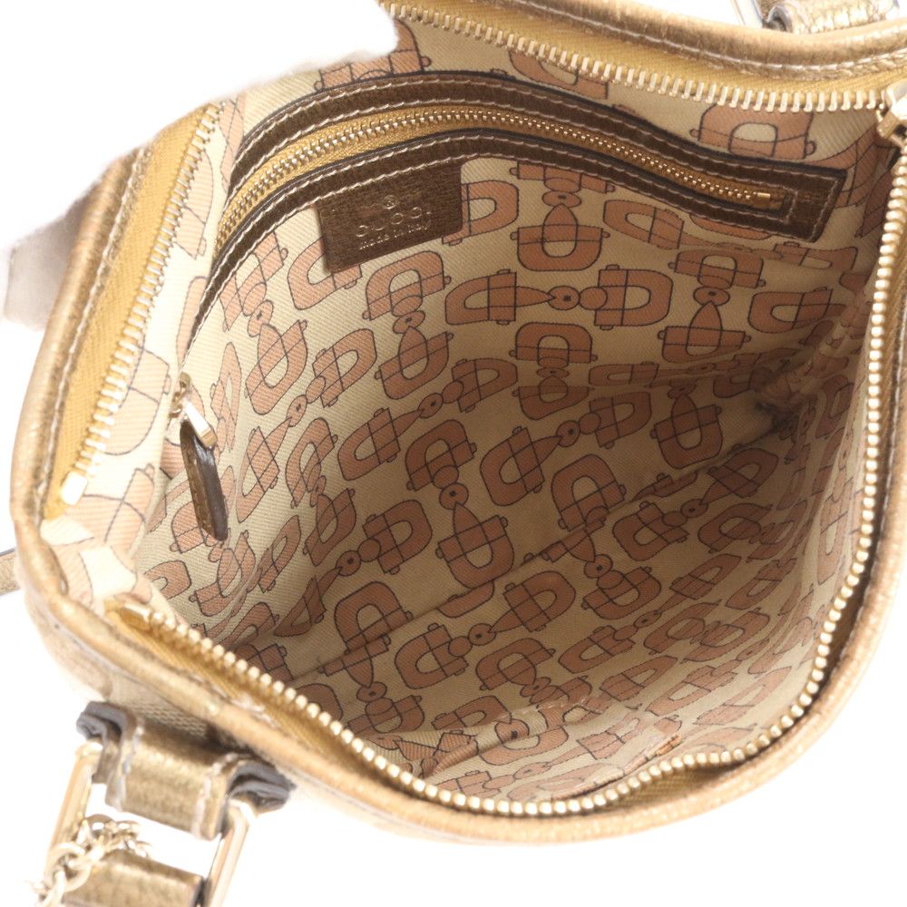 Gucci GG Canvas Leather Shoulder Bag Crossbody Ebm — view 7