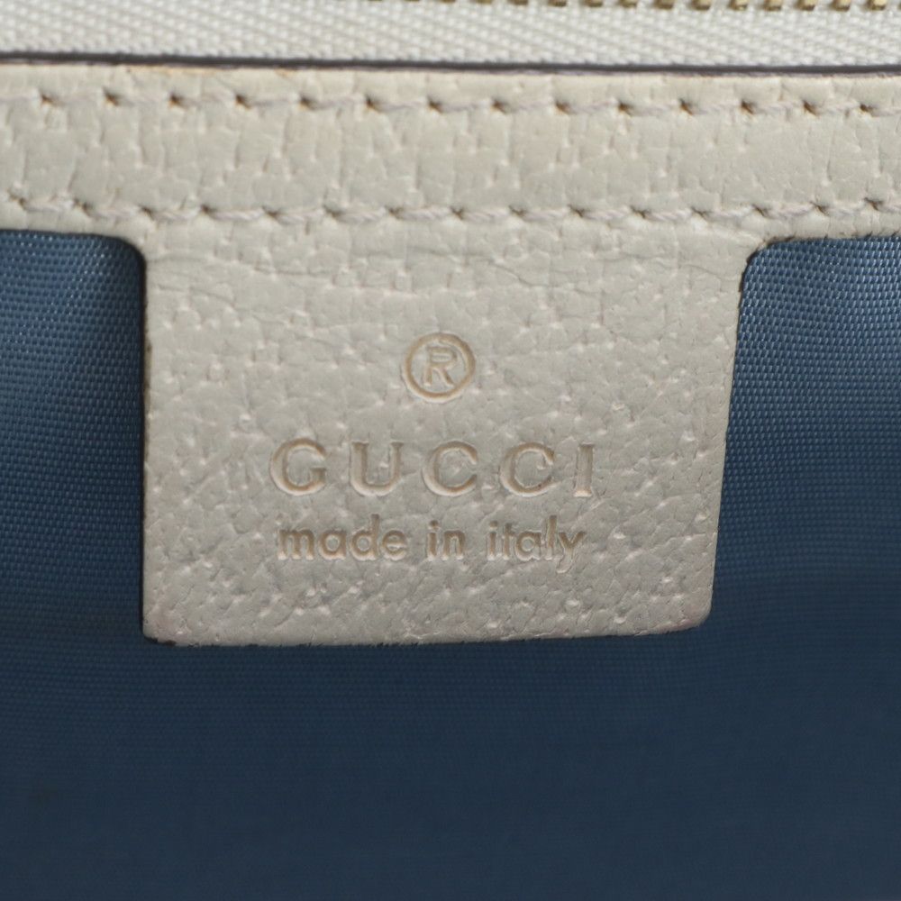 Gucci Sylvie Bi & Star Leather 2-Way Shoulder Bag Crossbody Tote Hand Ebm — view 7