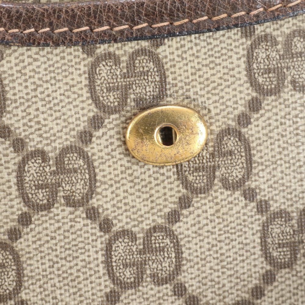 Gucci GG Supreme Leather 2-Way Tote Crossbody Shoulder Hand Egm — view 8