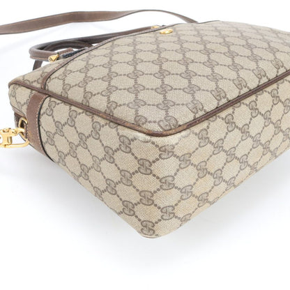 Gucci GG Supreme Leather 2-Way Tote Crossbody Shoulder Hand Egm — view 4