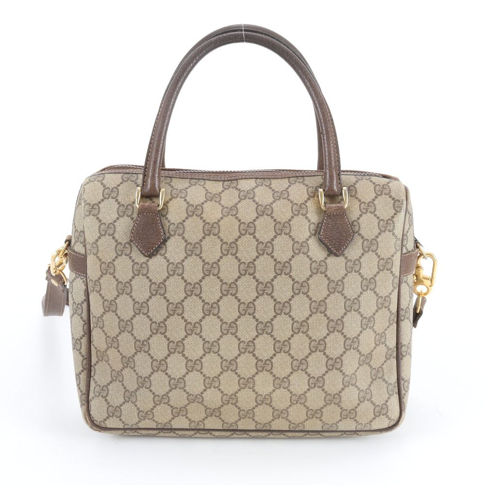 Gucci GG Supreme Leather 2-Way Tote Crossbody Shoulder Hand Egm — view 3