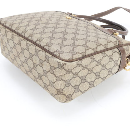 Gucci GG Supreme Leather 2-Way Tote Crossbody Shoulder Hand Egm — view 5