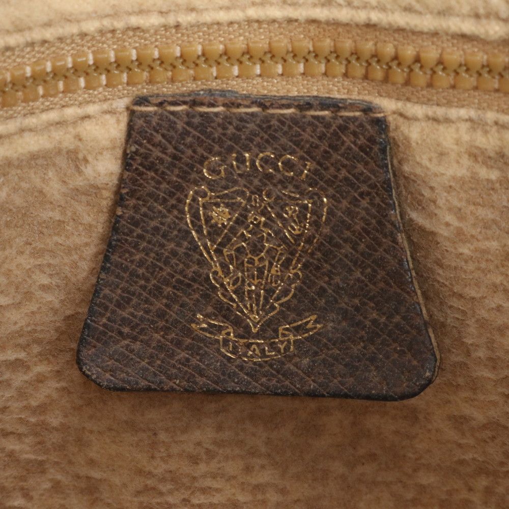 Gucci GG Supreme Leather 2-Way Tote Crossbody Shoulder Hand Egm — view 9