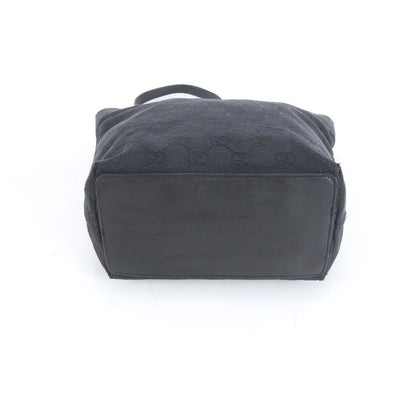 Gucci GG Canvas 002 Leather Tote Shoulder Hand Black Ebm — view 6