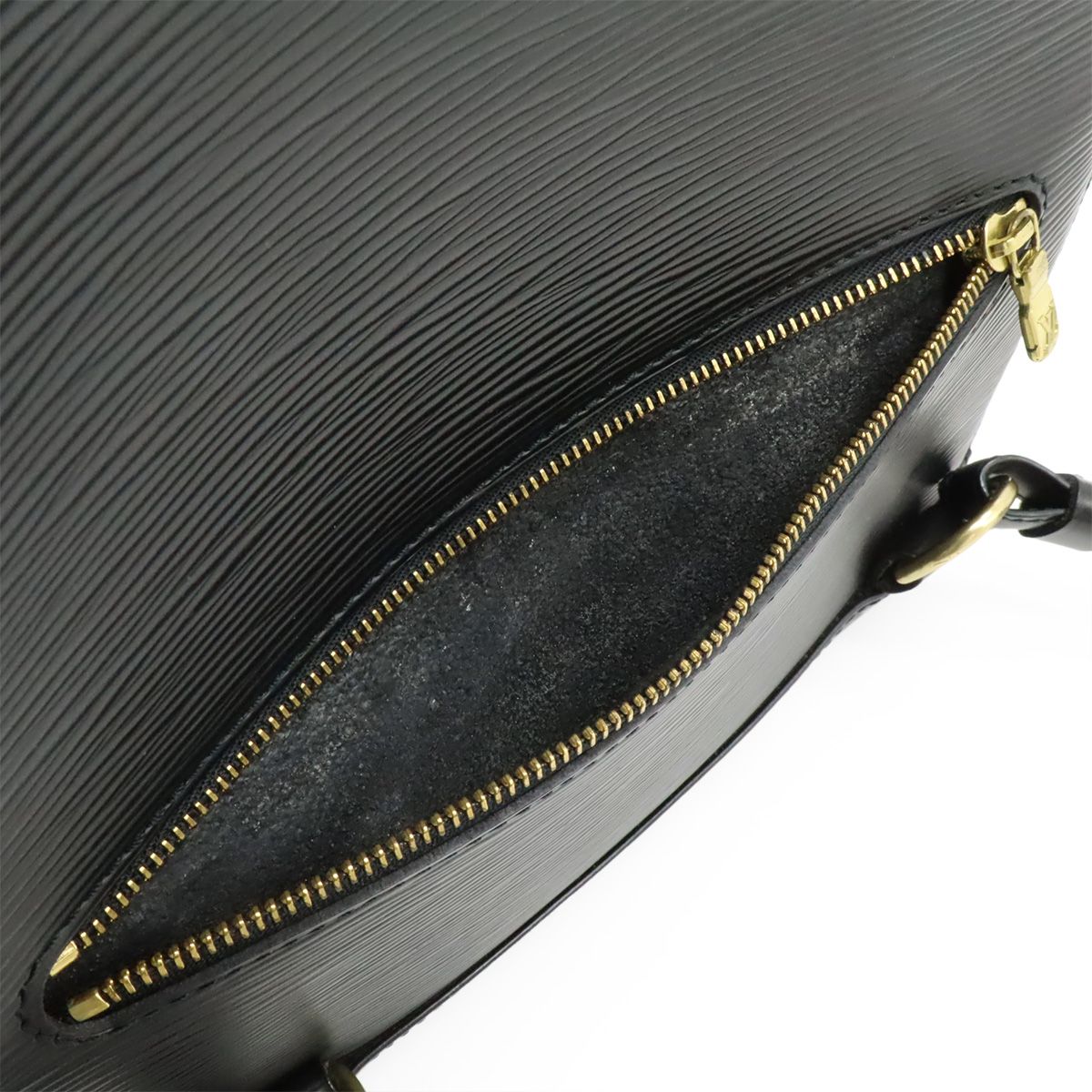 Louis Vuitton Epi Mabillon Backpack Shoulder Bag Leather Noir Black — view 9