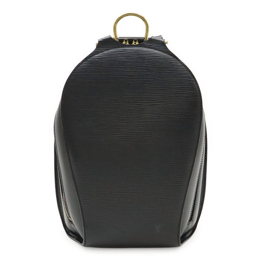 Louis Vuitton Epi Mabillon Backpack Shoulder Bag Leather Noir Black