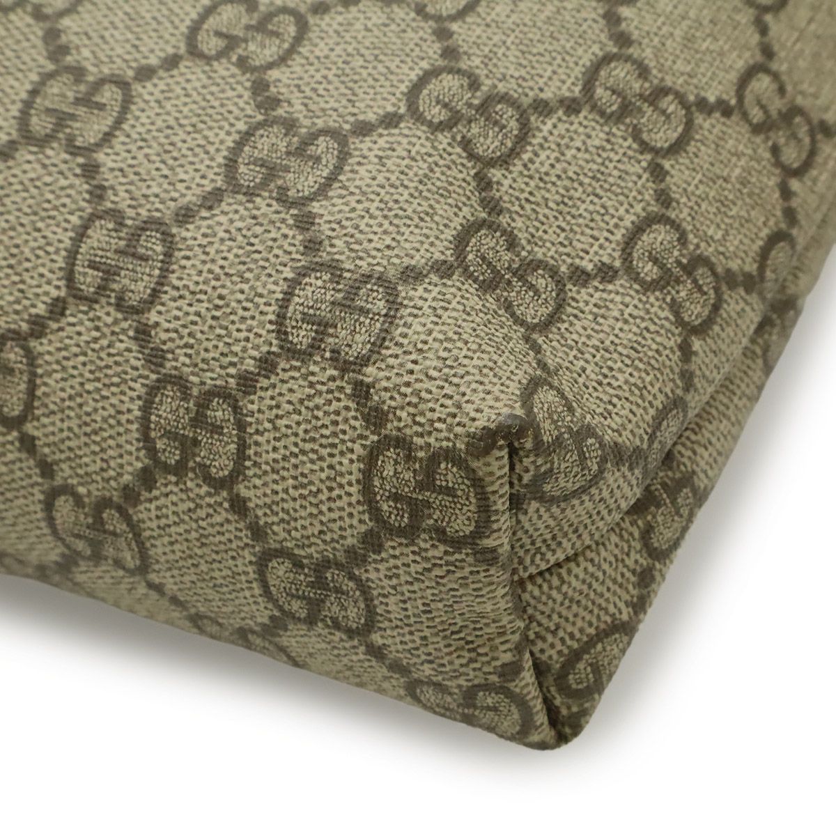 Gucci GG Supreme Sherry Line Web Messenger Bag Crossbody Beige Black — view 3