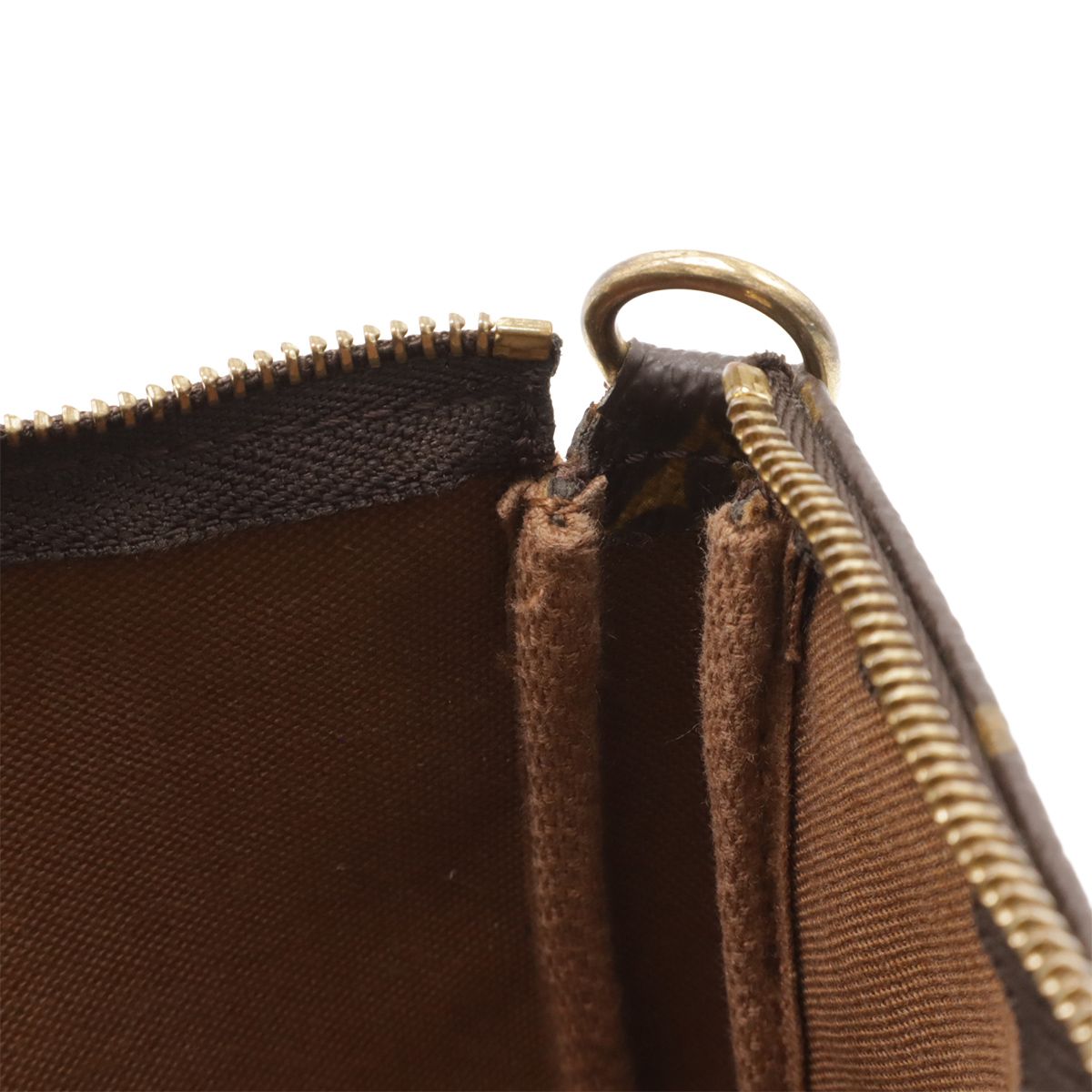 Louis Vuitton Monogram Pochette Pouch Handbag Party — view 9
