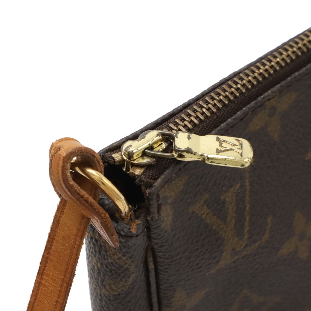 Louis Vuitton Monogram Pochette Pouch Handbag Party — view 6