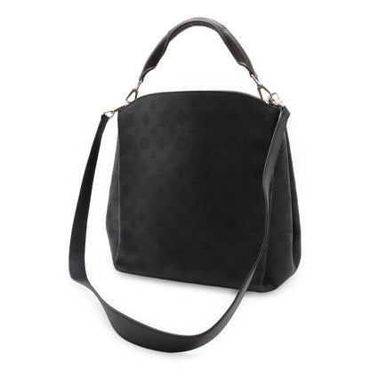 Louis Vuitton Mahina Babylon PM Shoulder Bag Leather Noir Black Silver — view 2