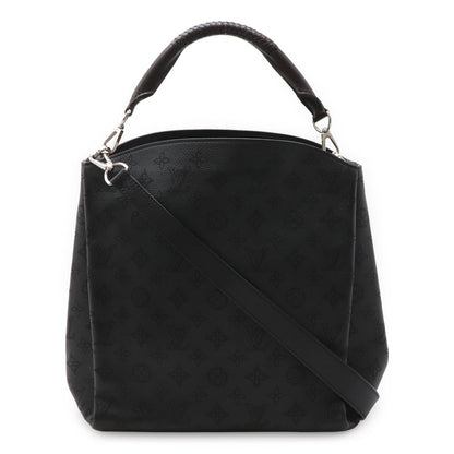 Louis Vuitton Mahina Babylon PM Shoulder Bag Leather Noir Black Silver
