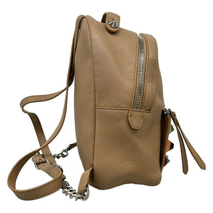 Fendi Backpack Beige Multi Mini Bag Studs Leather — view 2