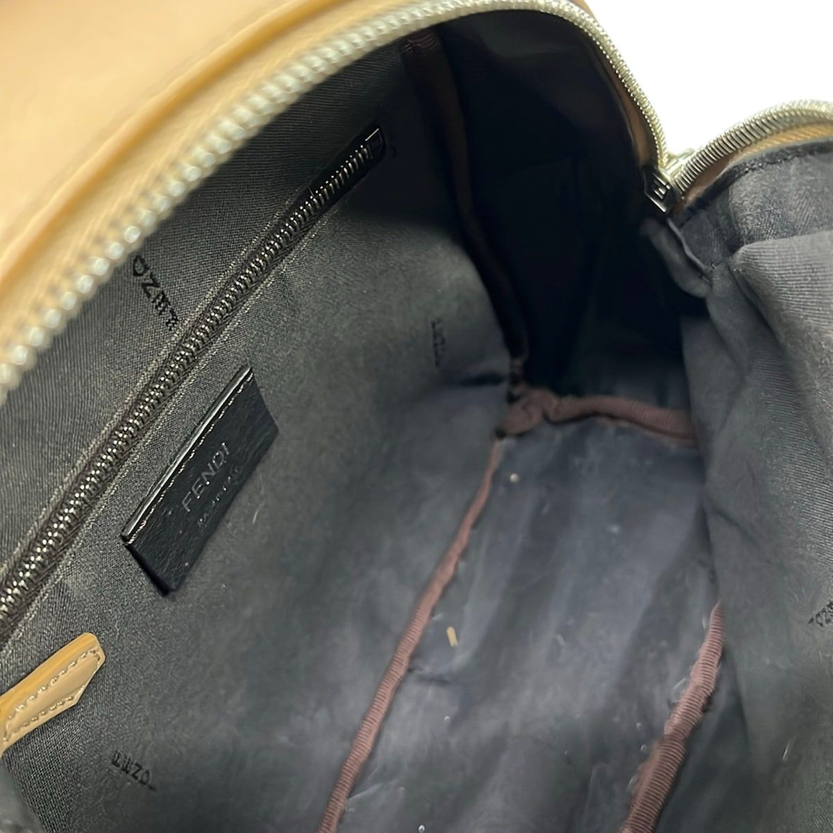 Fendi Backpack Beige Multi Mini Bag Studs Leather — view 7