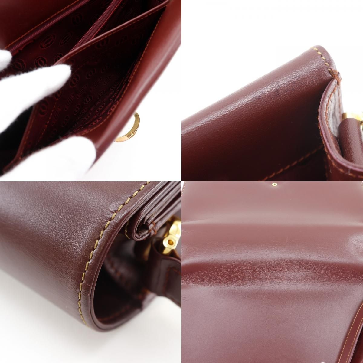 Cartier Must Line Bordeaux LadyShoulder Shoulder Bag — view 8