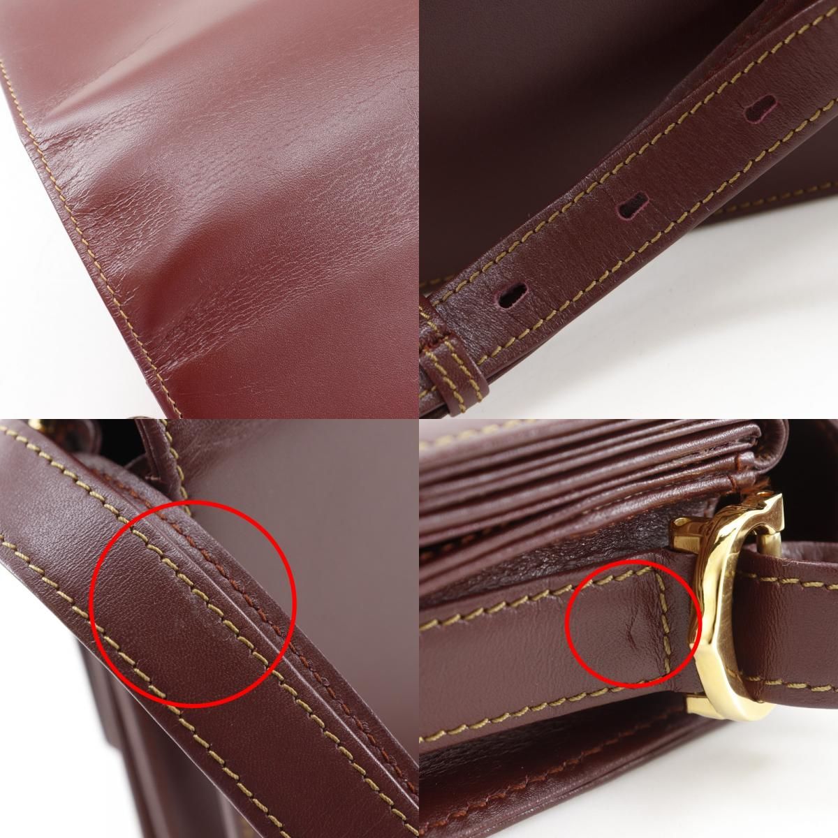 Cartier Must Line Bordeaux LadyShoulder Shoulder Bag — view 9