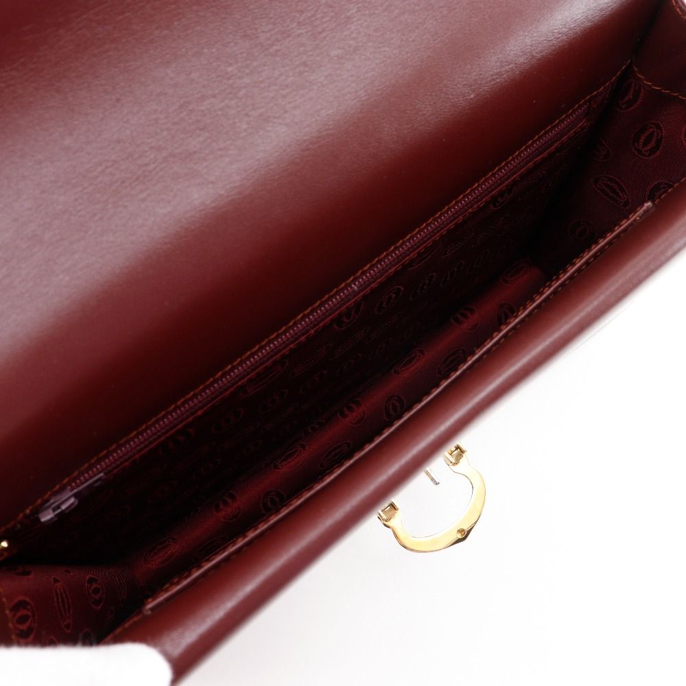Cartier Must Line Bordeaux LadyShoulder Shoulder Bag — view 7