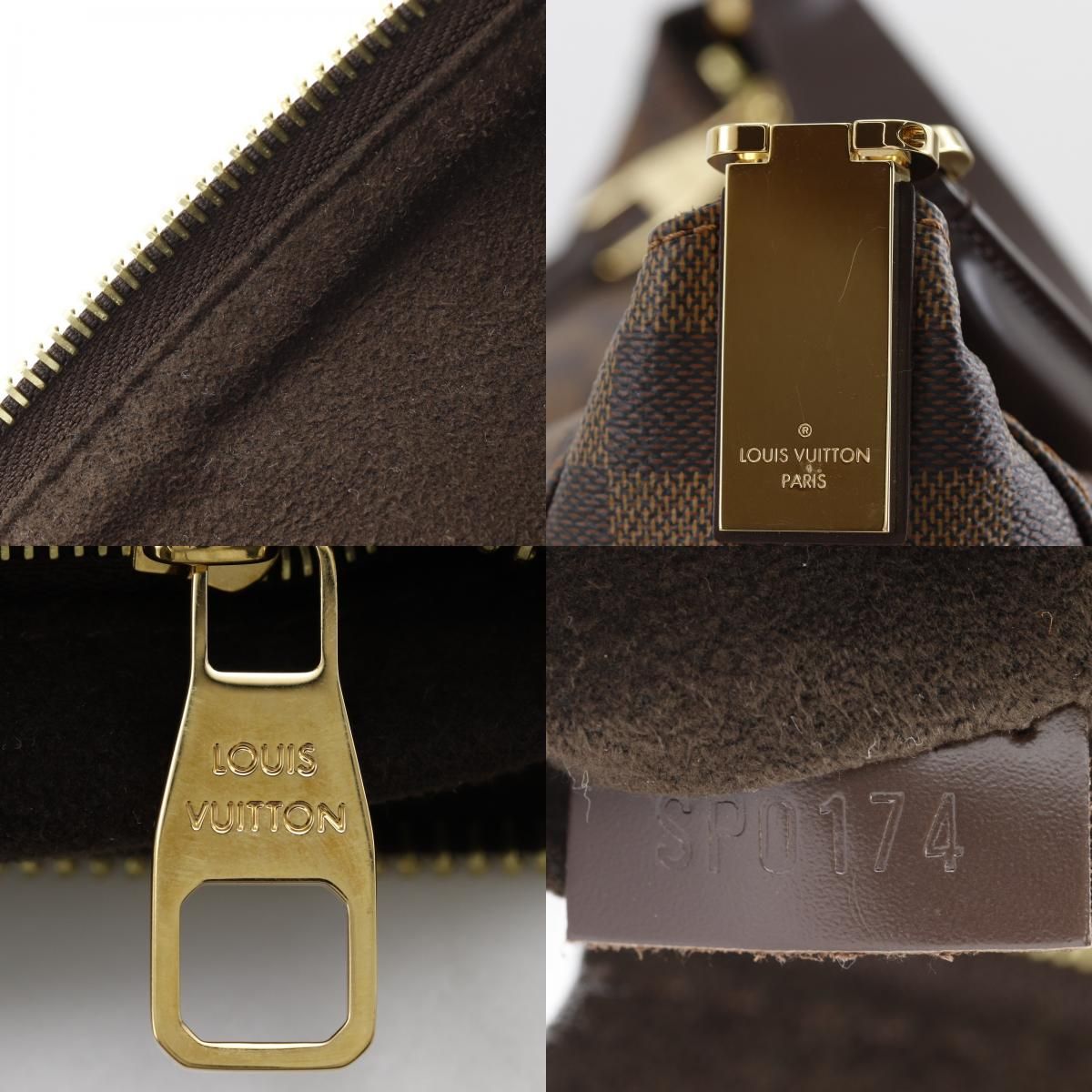Louis Vuitton Portobello PM Damier Canvas Brown Shoulder Bag — view 9