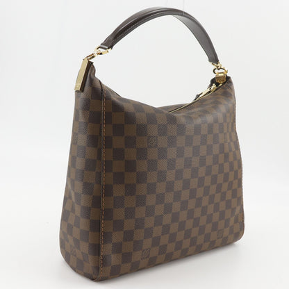 Louis Vuitton Portobello PM Damier Canvas Brown Shoulder Bag — view 3