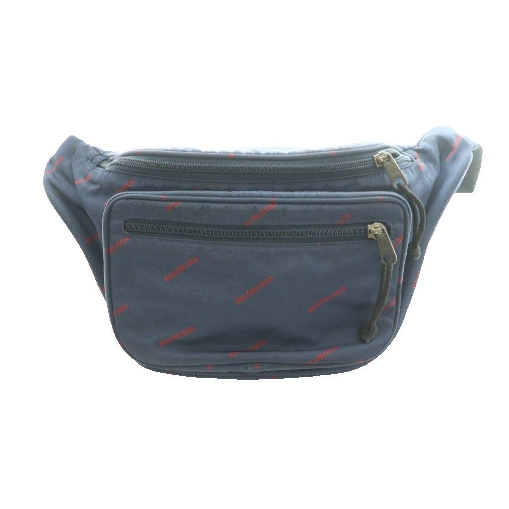 Balenciaga Explorer Belt Bag Waist Hip Navy Red SS