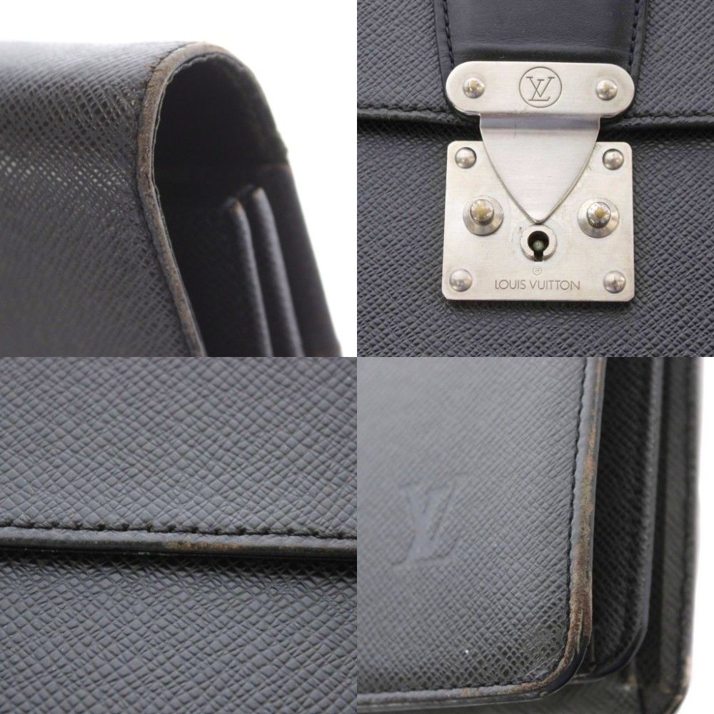 Louis Vuitton Serviette Moscova Briefcase Black — view 8