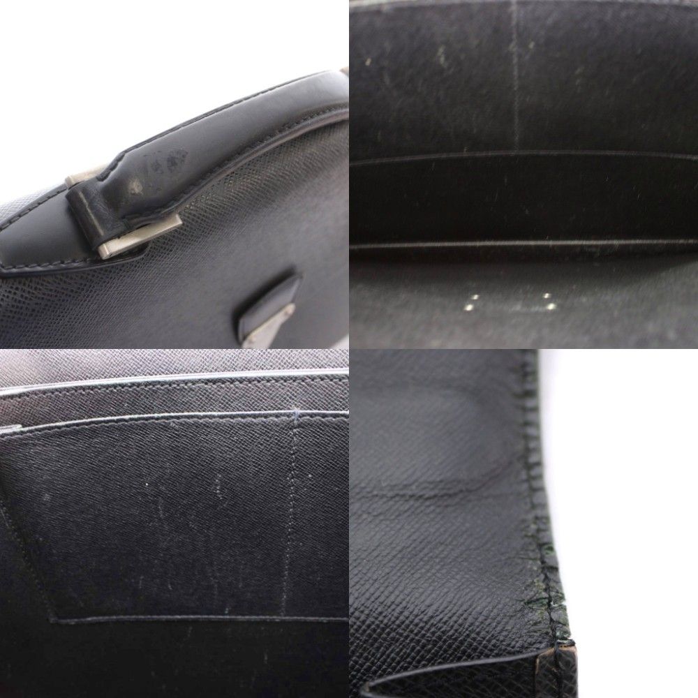 Louis Vuitton Serviette Moscova Briefcase Black — view 9
