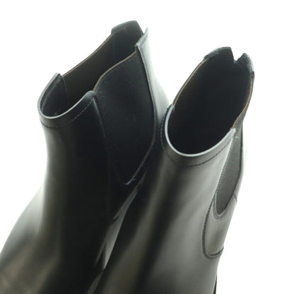 Fendi Side Gore Boots Zucca Pattern Leather 6 Black SS — view 4
