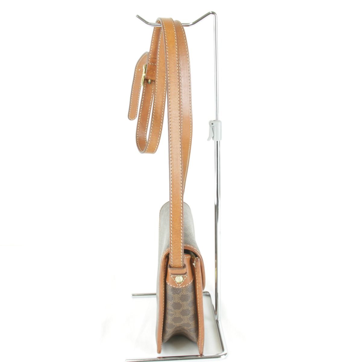Celine Shoulder Bag Leather Brown — view 4