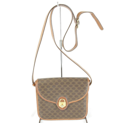 Celine Shoulder Bag Leather Brown