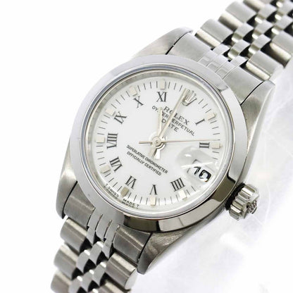 Rolex Oyster Perpetual Date Number Watch White Automatic Winding — view 7