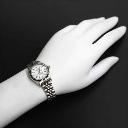 Rolex Oyster Perpetual Date Number Watch White Automatic Winding — view 3