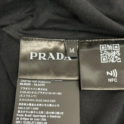 Prada Long Sleeve T-Shirt Black Crew — view 5