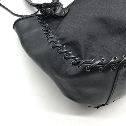 Dior Trotter Canvas Leather Hand Tote Black — view 5
