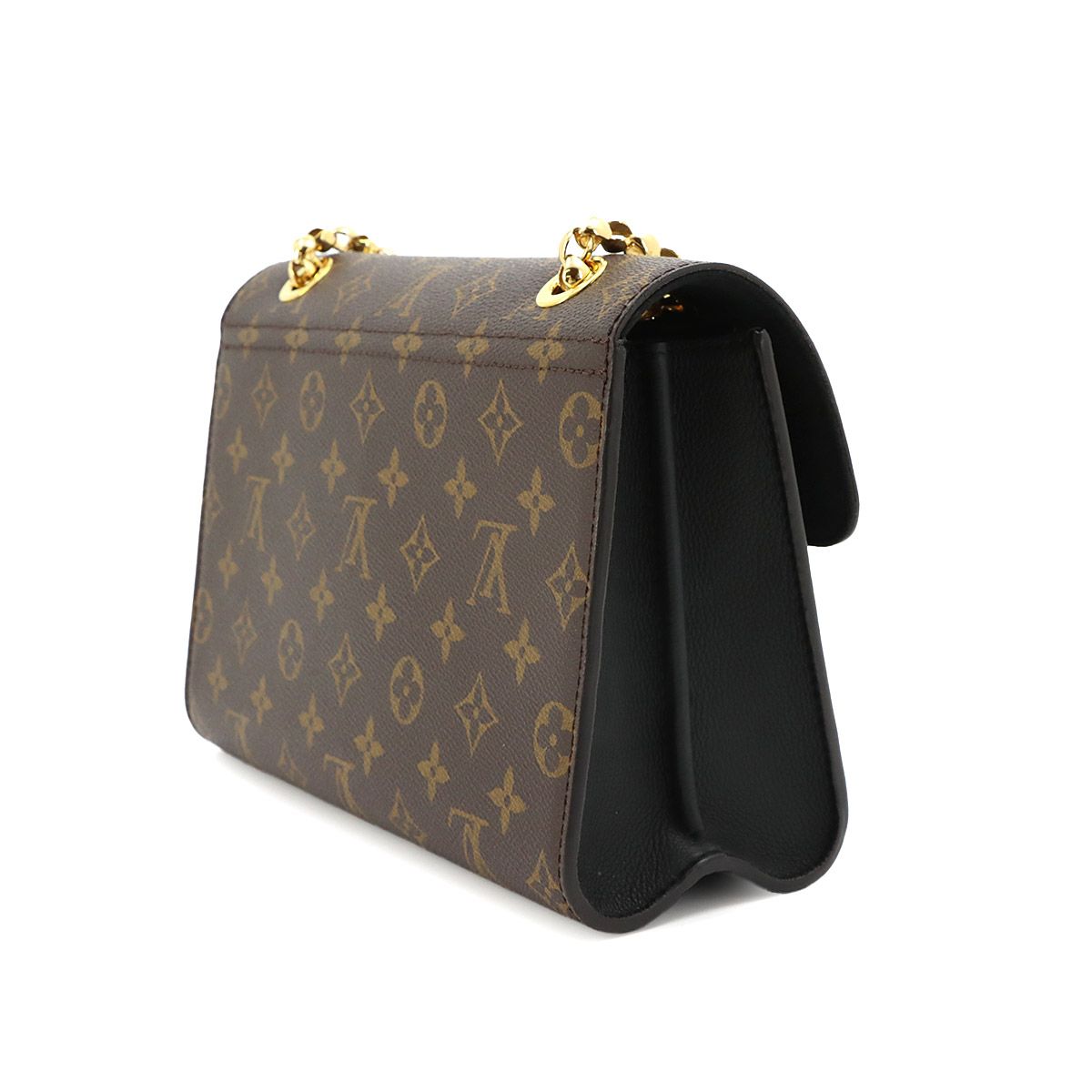 Louis Vuitton Monogram Victoire Shoulder Bag Brown Noir — view 3