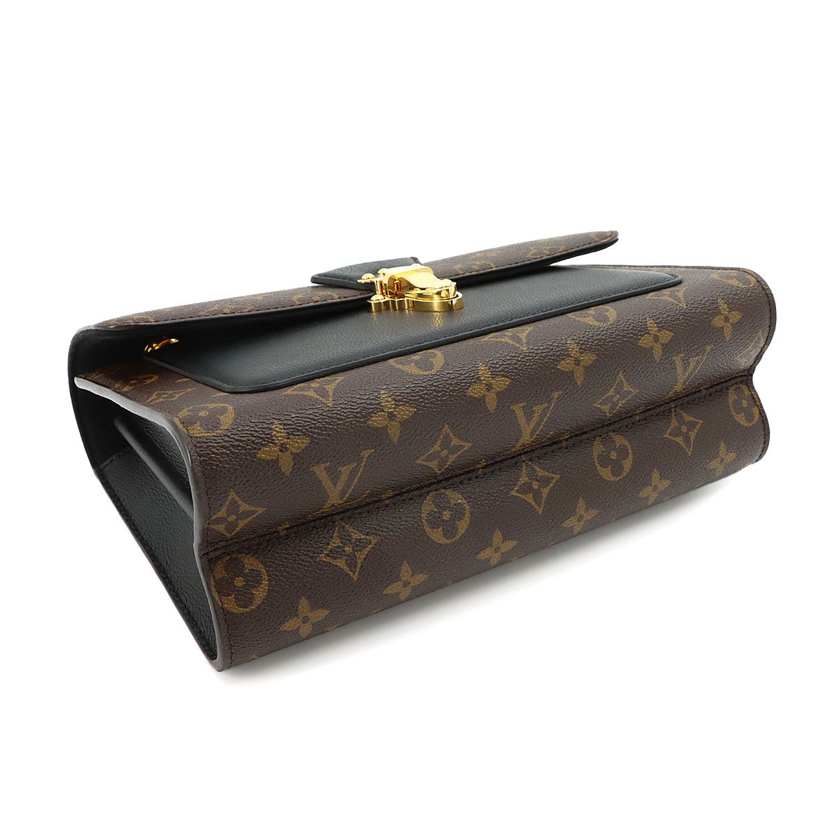 Louis Vuitton Monogram Victoire Shoulder Bag Brown Noir — view 4