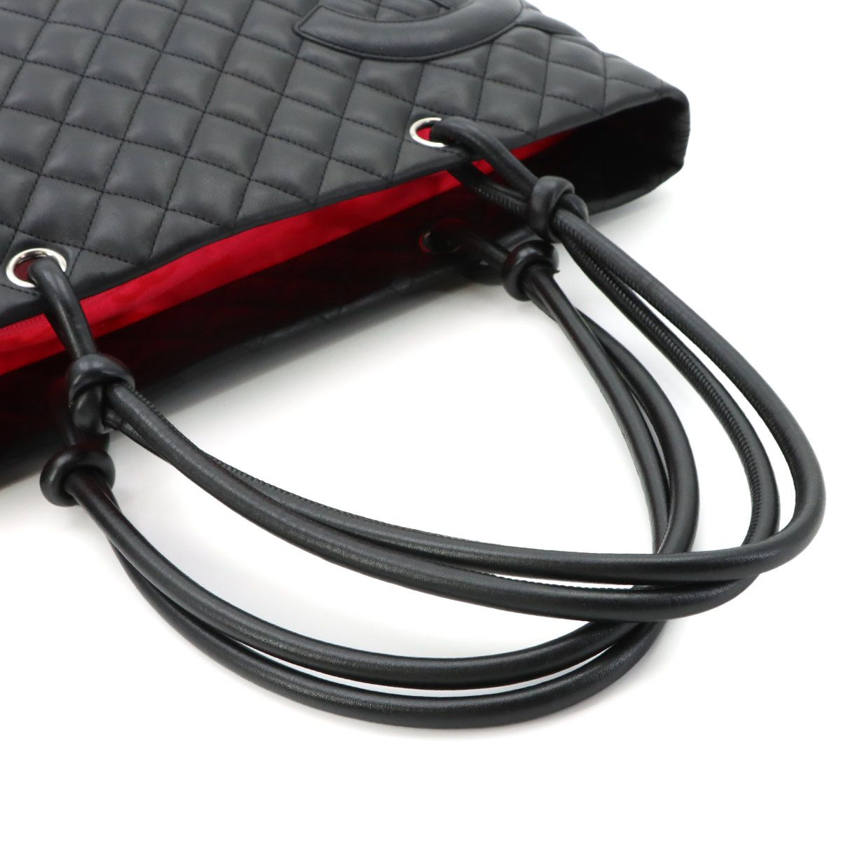 Chanel Cambon Line Large Tote Calfskin Black — view 5