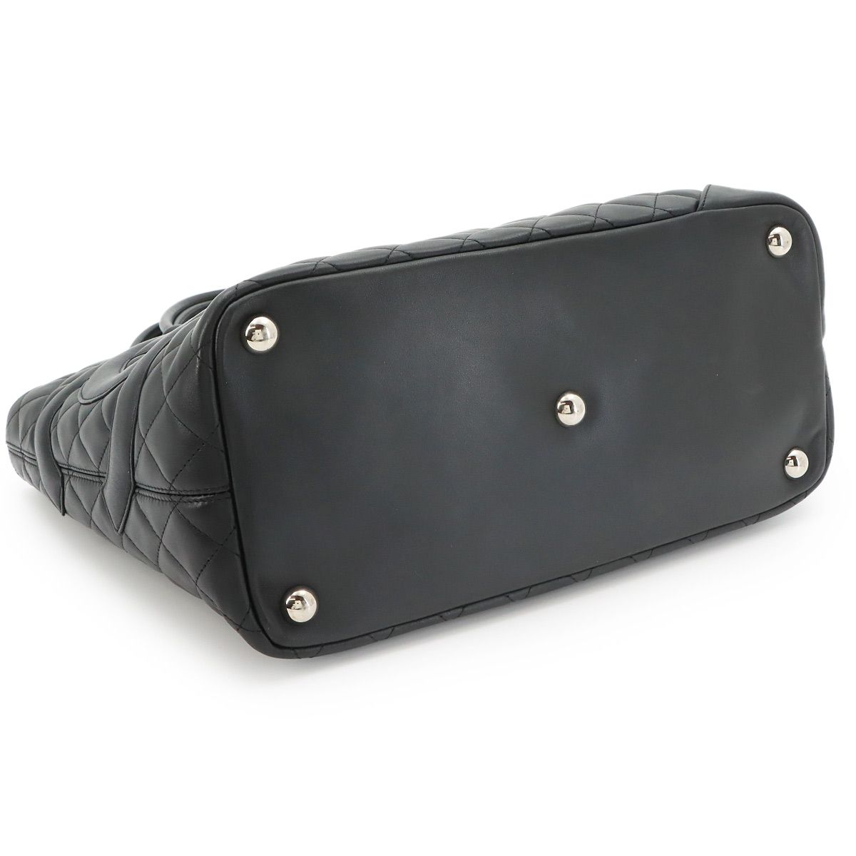 Chanel Cambon Line Large Tote Calfskin Black — view 4