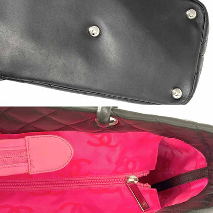 Chanel Cambon Line Large Tote Calfskin Black — view 9