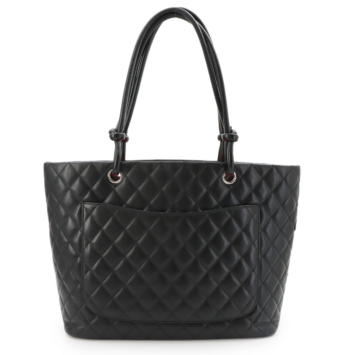 Chanel Cambon Line Large Tote Calfskin Black — view 2
