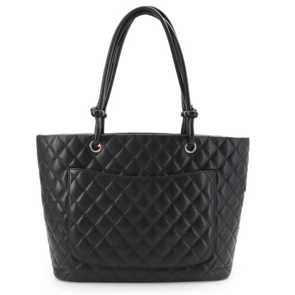 Chanel Cambon Line Large Tote Calfskin Black — view 2