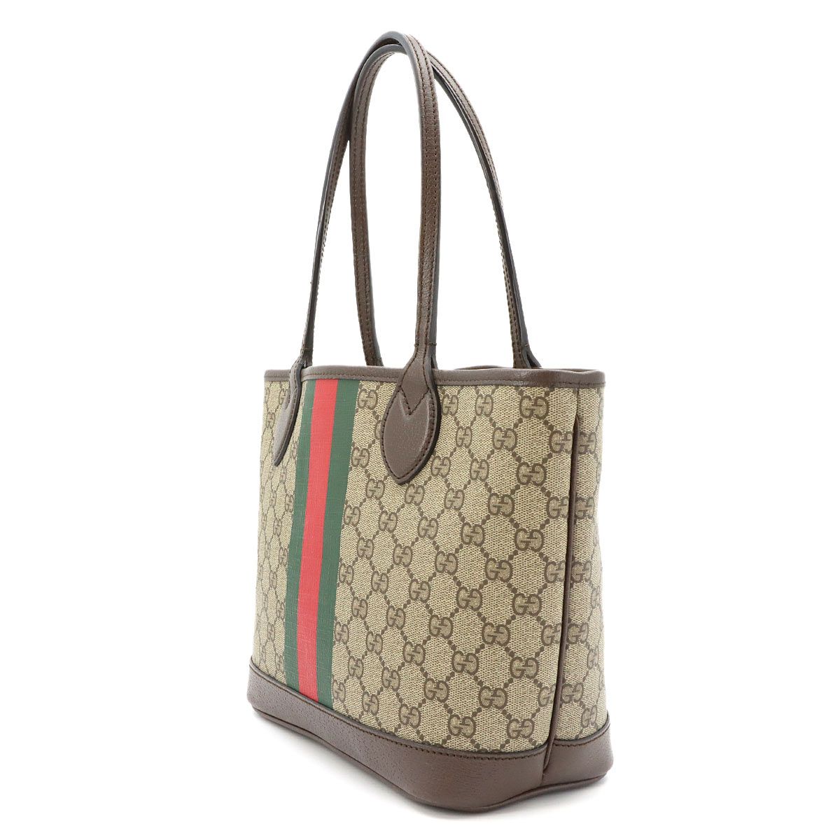 Gucci Ophidia Small Tote GG Supreme Leather Beige Brown — view 3