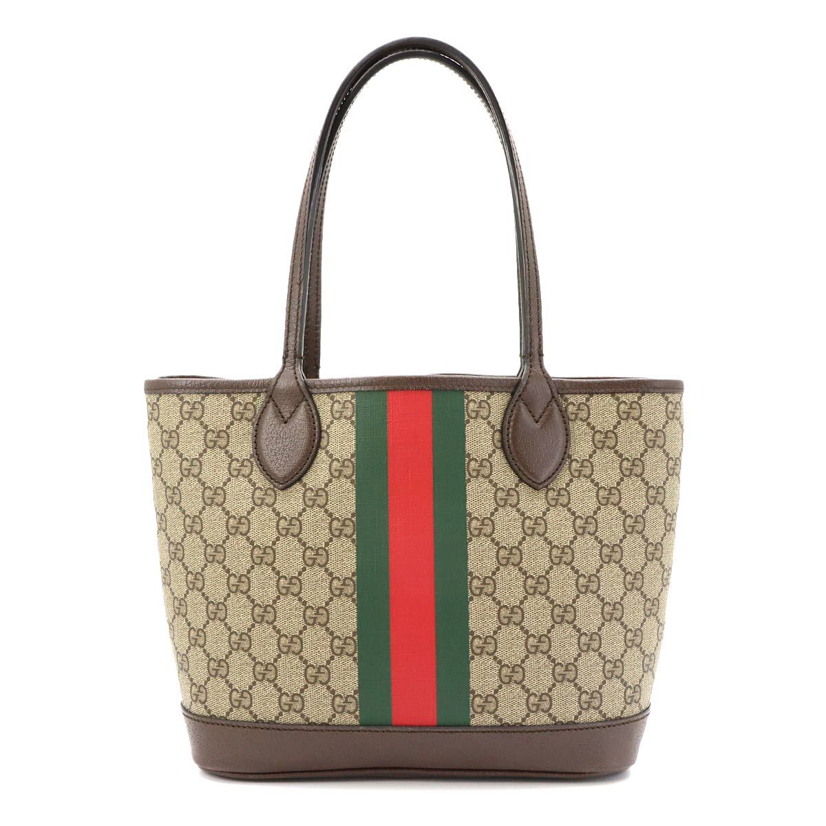 Gucci Ophidia Small Tote GG Supreme Leather Beige Brown — view 2