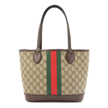 Gucci Ophidia Small Tote GG Supreme Leather Beige Brown — view 2