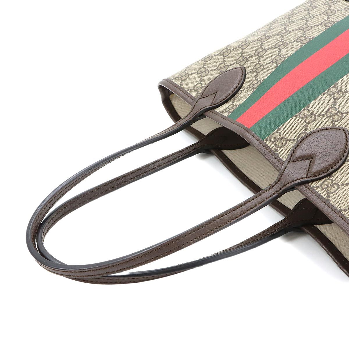 Gucci Ophidia Small Tote GG Supreme Leather Beige Brown — view 5